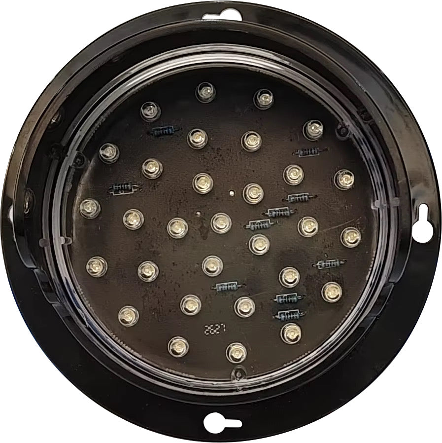 DEV Traffic Systems 100mm Amber LED Module + Visor.